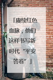 赓续红色血脉，他们这样书写新时代“平安答卷”